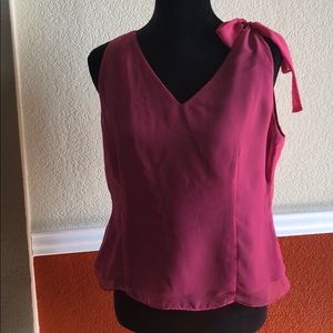 Cato Shell with Tie-Up Shoulder